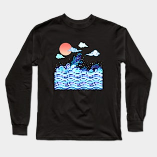 waves Long Sleeve T-Shirt